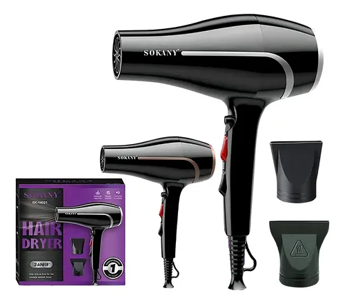 Secador De Pelo Cabello Sokany Profesional 2400w Sk-14021 Color Al Azar