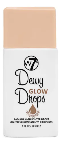 Iluminador Líquido W7 Dewy Glow Drops 30 Ml Acabado Radiante