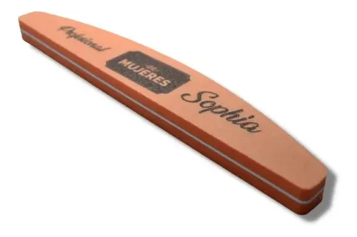 Buffer Demujeres para Uñas Recta con Punta Redonda Profesional