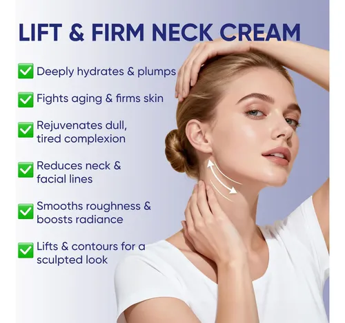 Peptide Neck Firming Cream For Women | Firming & Lifting