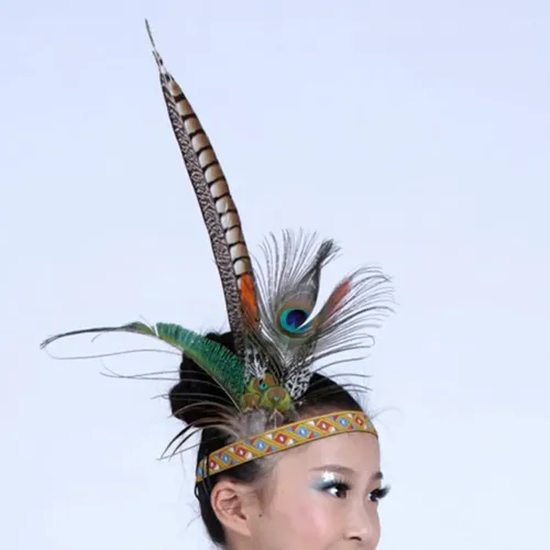 . De Plumas, Diadema, Banda For El Pelo, Vestido, For Fs7