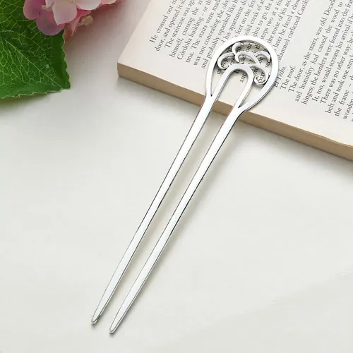 Pinza De Cabello Metálica En Forma De U Para Peinados