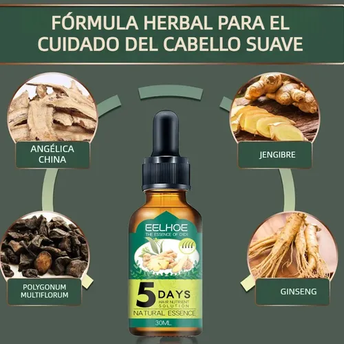 Aceite Capilar Jengibre Anticaída Nutritivo