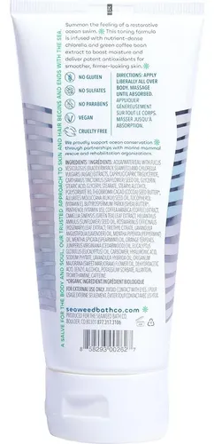 Crema Corporal Reafirmante Seaweed Bath Co. 340 Ml Romero