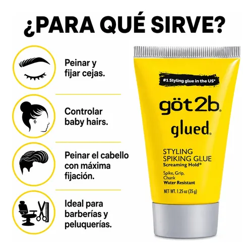 Gel Got2b Fijador Pelo Cejas Schwarzkopf Glued Pack X2