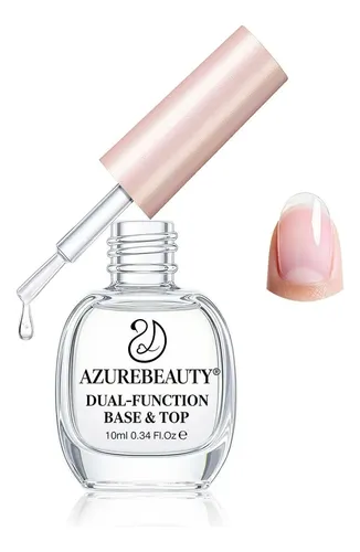Base Y Top Coat 2-en-1 Azurebeauty Transparente (secado