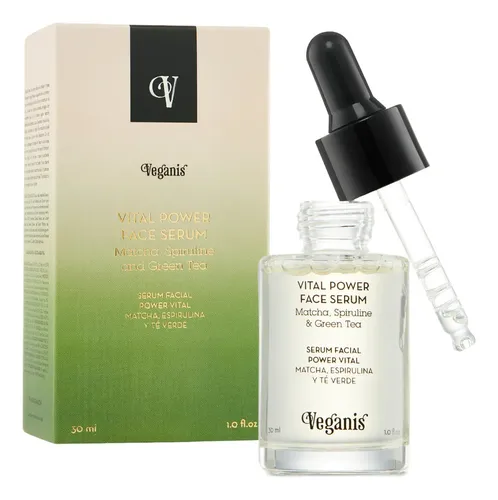 Serum Facial Veganis Vital Power Con Matcha Espirulina X30ml