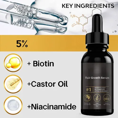 Aceite Capilar Para El Crecimiento, Adelgazamiento Y Espesam
