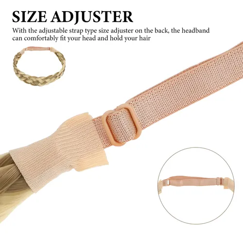 Diadema Elástica Con Trenza, Diadema Para El Cabello, Diadem
