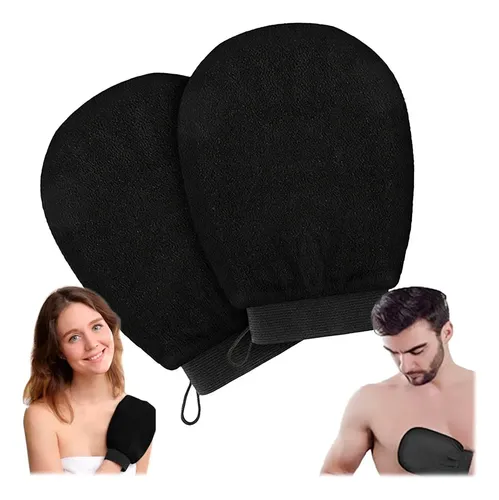 Guante X2 Exfoliante Ducha Limpieza Suave Sin Químicos