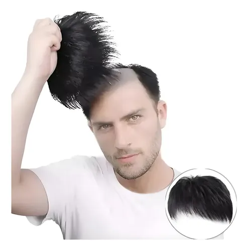 Kit De 2 Próteses Capilares Orgânicas Naturais Para Homens /
