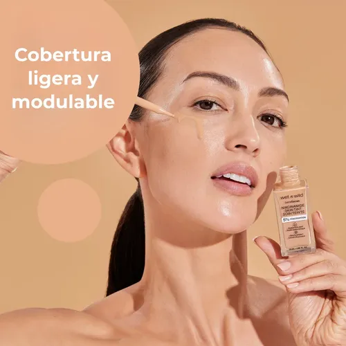 Wet n Wild Base de Maquillaje Serum Bare Focus Niacinamide Skin Tint Cream Beige