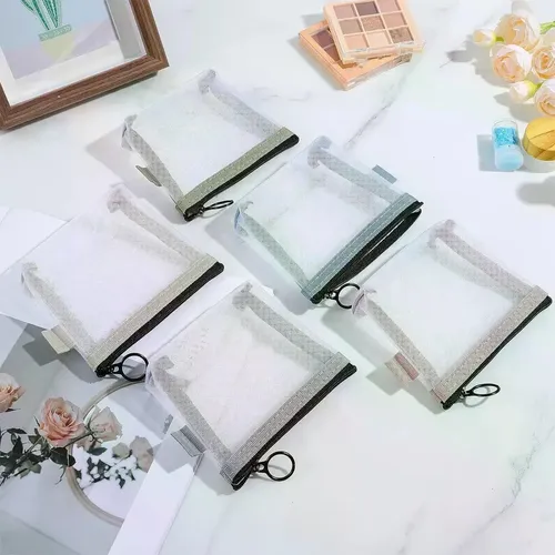 Bolsa De Cosméticos De Malla H 5x Mini Pouch R