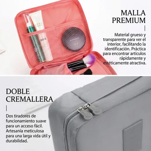 Neceser Portacosmeticos Maquillaje Bolso Set Make Up Viaje