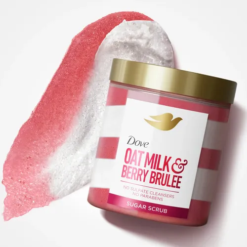 Exfoliante Corporal Dove Sugar Oat Milk & Berry Brulee 450 M