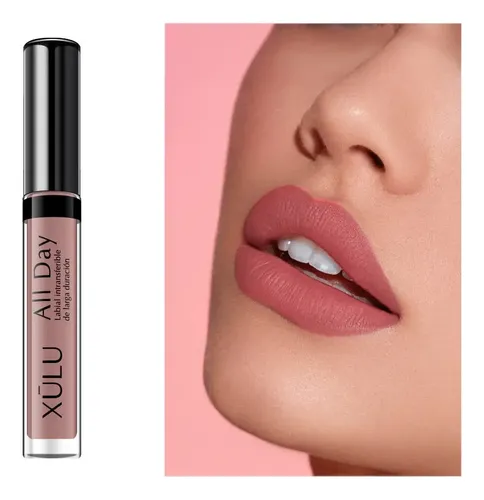 Labial Larga Duracion Intransferible All Day Nude Serenata Color Lavanda