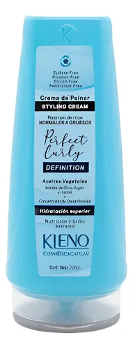Kleno Crema De Peinar Rulos Perfect Curly Profesional 200 Cc