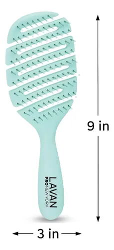 Cepillo Para El Cabello Lavanpro New York Flex Turquesa