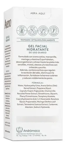 Crema Gel Facial Aveno Piel Normal A Mixta X 50 G