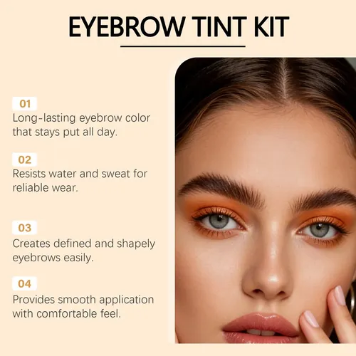 +kit De Tinte De Pestañas Y Cejas De Larga Duración/