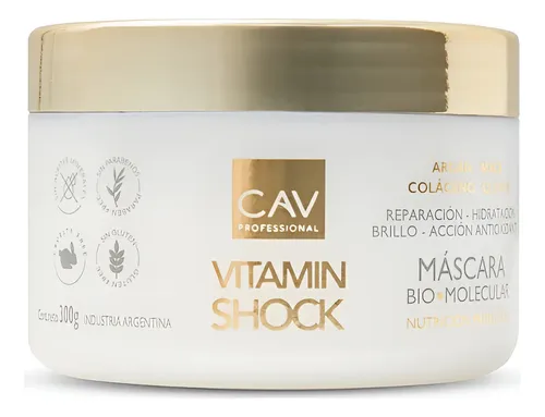 Cav Vitamin Shock Máscara Capilar Nutrición 300ml