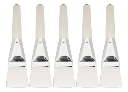 Set De 5 Brochas De Arcilla For Uso Facial, Ergonómico, Sal