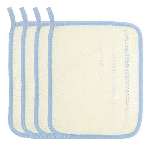 Paños De Baño Exfoliantes Para Rostro Y Cuerpo, 4 Unidades