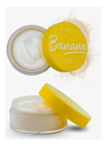 Polvo Volatil Banana Pink21 Loose Poowder Sellador Suelto