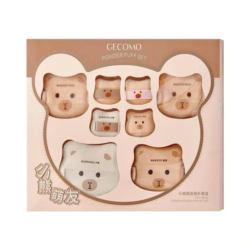 Set De Polvos Little Bear Cute Friend, Cojín, Sofá Flocado