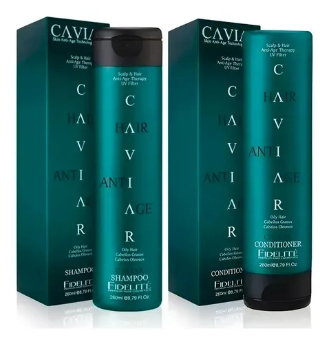 Shampoo + Acondicionador Cabellos Grasos Fidelite X 260