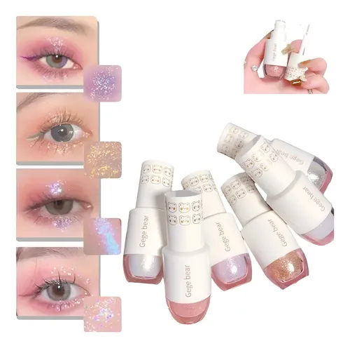 Sombra De Ojos C/ Glitter, Liquid Eye Shadow – Gege Bear
