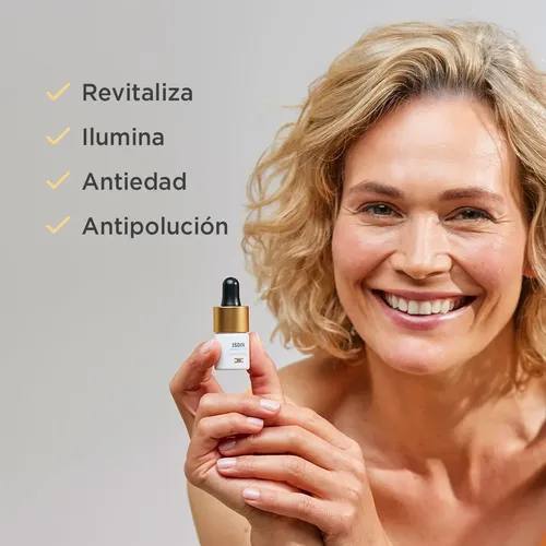 Isdin Isdinceutics Serum Flavo C Forte Vitamina C 1u 5,3ml Momento de aplicación Día/Noche Tipo de piel Todo tipo de piel