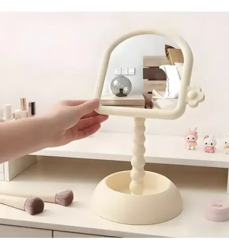 Espejo De Mesa Para Maquillaje Con Base