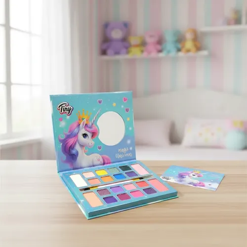 Paleta De Maquillaje Infantil Unicornio Colores Vivos
