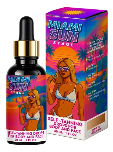 Gotas Autobronceadoras Sunstage Miami Sun Stage 30 Ml