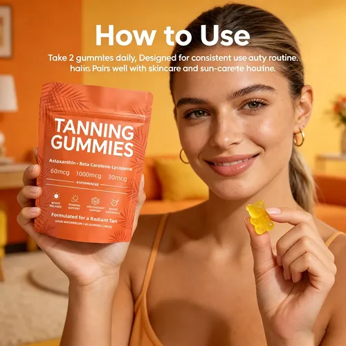 Gomitas Autobronceantes Posojpip Natural Bronze Glow, 60 Uni
