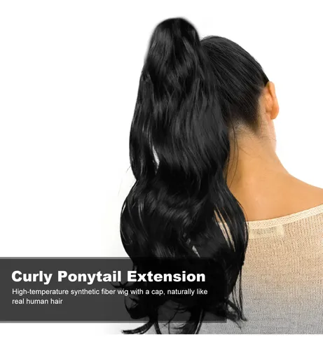 Extensiones De Cabello Ponytail Rizado Larga Envoltorio