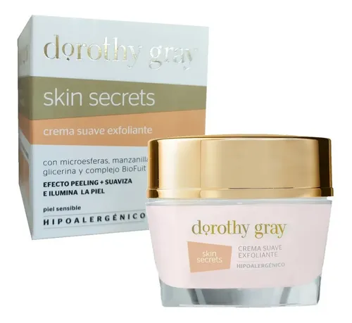 Crema Suave Exfoliante Skin Secrets Dorothy Gray Peeling Momento de aplicación Día Tipo de piel Sensible