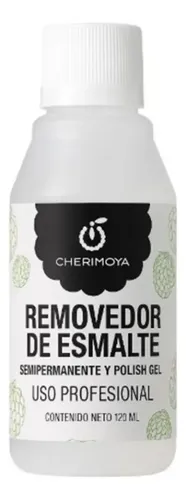 Removedor Esmalte Semipermanente Cherimoya Uñas Gel 120ml