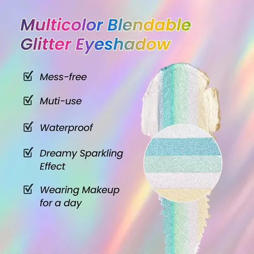 Sombra Glitter Multicolor 5 Colores Afmicat 01