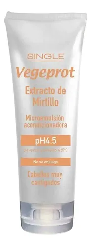Mascara Acond. Single Vegeprot Mirtillo Cabello Castigado