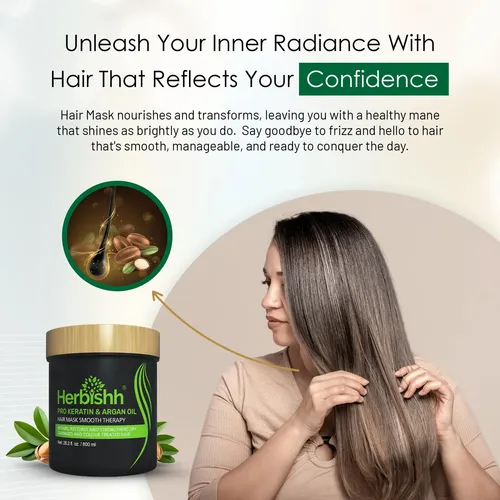 Mascarilla Capilar Herbishh Argan Deep Conditioning 800 Ml