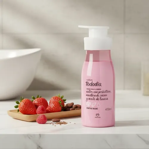 Crema Hidratante Tododia 400ml Frutos Rojos