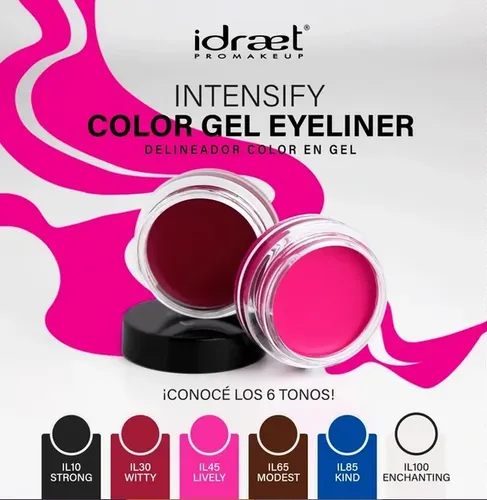 Delineador En Gel Color Azul Il85 Kind – Idraet Acabado Cremoso