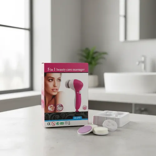 Cepillo Facial Eléctrico 5 En 1 Masajeador Exfoliante Pilas