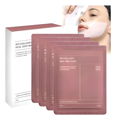 Bio Collagen Real Deep Mask Box X4 Unidades Caja Cerrada