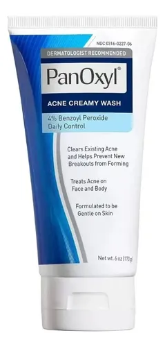 ~panoxyl Espuma Limpiadora Antiacné 4% Peroxido De Benzoil~  Acneica Día/noche