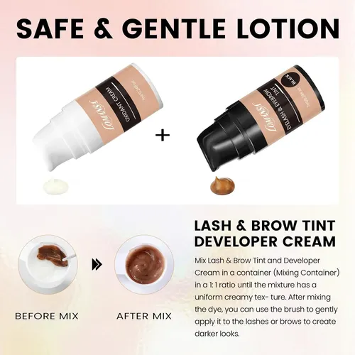 Kit Lash Lifting Y Tinte Para Pestañas Rizado Naturales