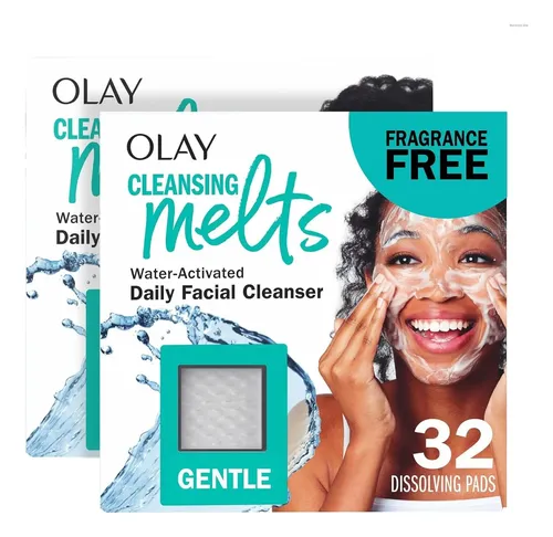 Limpiador Olay Melts Gentles Sin Fragancia 64 Uds (2 X 32)