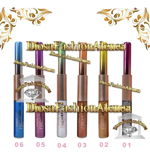Delineador Liquido Metalizado Fashion Pink21 Original